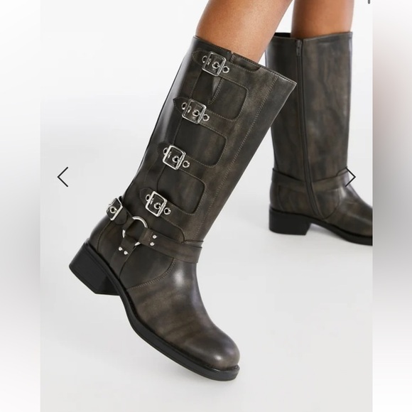 Shoedazzle Sable Flat Boot size 7.5 - Picture 2 of 4